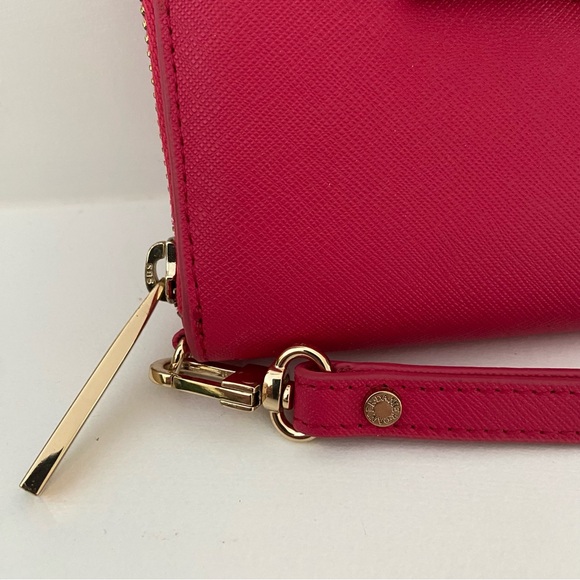 Danier Pink Leather Wristlet Wallet - Picture 9 of 10